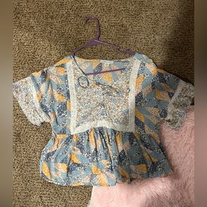 AE floral short sleeve